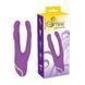 Подвійний вібратор You2Toys Sweet Smile Double Vibrator фіолетовий 18,7 см - додаткове фото