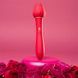 Двосторонній вібратор Secret Kisses Rosegasm червоний 20,3 см - додаткове фото