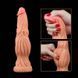 Нереалистичный фаллоимитатор на присоске Lovetoy 9.5'' Dual layered Platinum Silicone Cock телесный 24 см - дополнительное фото