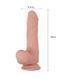 Реалистичный фаллоимитатор на присоске Chisa Novelties Bottomless Pleasure телесный 20 см - дополнительное фото