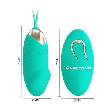 Віброяйце з носиком Lybaile Pretty Love Julia зелене 7,5 см - основне фото