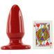 Анальна пробка для фістингу Doc Johnson Red Boy Large Butt Plug L червона 13,2 см - додаткове фото