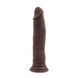 Реалистичный фаллоимитатор на присоске Chisa Novelties Lascivious Dildo коричневый 21,4 см - дополнительное фото