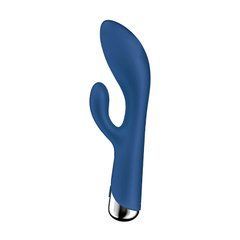 Rabbit-вібратор з ротацією Satisfyer Spinning Rabbit 1 синій 20 см - основне фото
