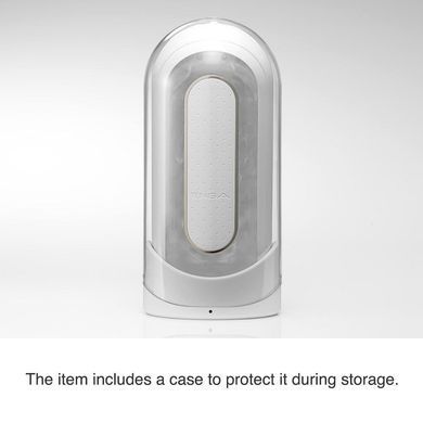 Мастурбатор із вібрацією Tenga Flip Zero EV White білий - основне фото