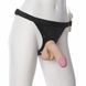 Женский страпон Doc Johnson Vac-U-Lock Set 6" Vibro Realistic Ultra Harness с вибрацией телесный 17,3 см - дополнительное фото