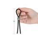 Ерекційне ласо Lux Active Tether Adjustable Silicone Cock Tie чорне - додаткове фото
