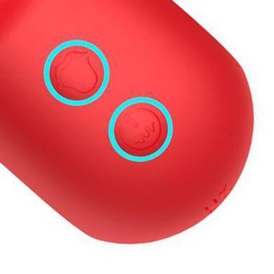 Стимулятор для клітора з язичком Boss of Toys Kiss Fun Bump Orgasm червоний 9,6 см - основне фото