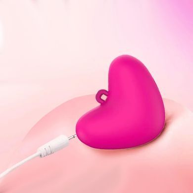 Кліторальний вібратор у формі серця Every Night Toys Eileen рожевий 4,7 см - основне фото