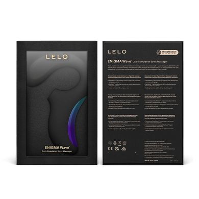 Вагінально-кліторальний вібратор LELO Enigma Wave чорний 18,2 см - основне фото