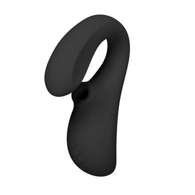 Вагінально-кліторальний вібратор LELO Enigma Wave чорний 18,2 см - основне фото
