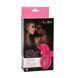 Двойное эрекционное виброкольцо со стимулятором клитора California Exotic Novelties Silicone Rechargeable Dual Butterfly Ring розовое - дополнительное фото