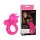 Двойное эрекционное виброкольцо со стимулятором клитора California Exotic Novelties Silicone Rechargeable Dual Butterfly Ring розовое - дополнительное фото