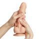 Реалистичный фаллоимитатор с эффектом подвижной кожи Strap-On-Me Sliding Skin Realistic Dildo Vanille XXL телесный 20,8 см - дополнительное фото